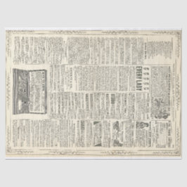 Papel De Seda Página de anúncio do vintage