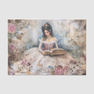 Papel De Seda Página de Tecidos da Princesa Rococo