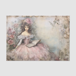 Papel De Seda Página de Tecidos da Princesa Rococo