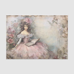 Papel De Seda Página de Tecidos da Princesa Rococo