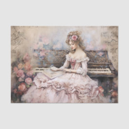 Papel De Seda Página de Tecidos da Princesa Rococo