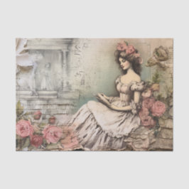 Papel De Seda Página de Tecidos da Princesa Rococo