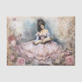 Papel De Seda Página de Tecidos da Princesa Rococo