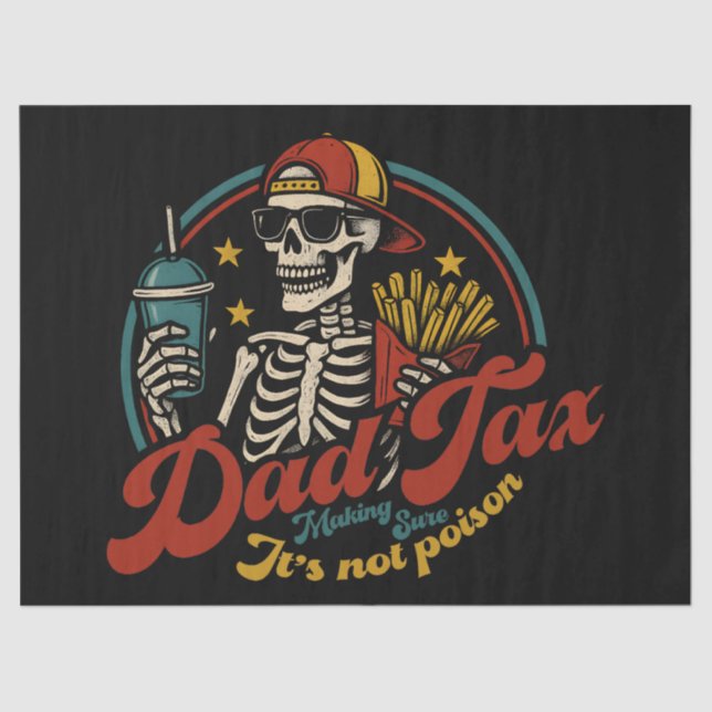 Papel De Seda Pai certeza de que não é esqueleto venenoso (Frente )