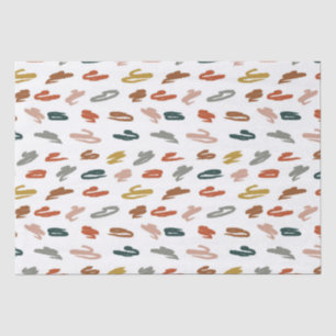 Papel De Seda Paint Abstrato Pattern