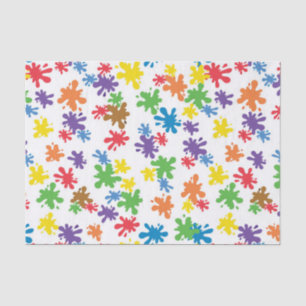 Papel De Seda Paint Splatter