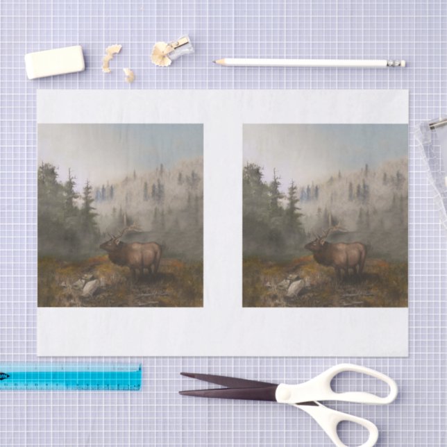 Papel De Seda Painting Elk DBL (Arte )