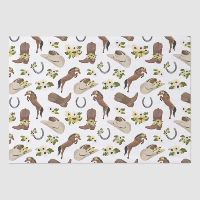 Papel De Seda País e Floral (Frente )