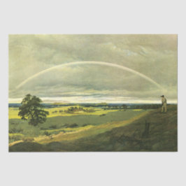 Papel De Seda Paisagem com arco-íris (por Caspar David Friedrich
