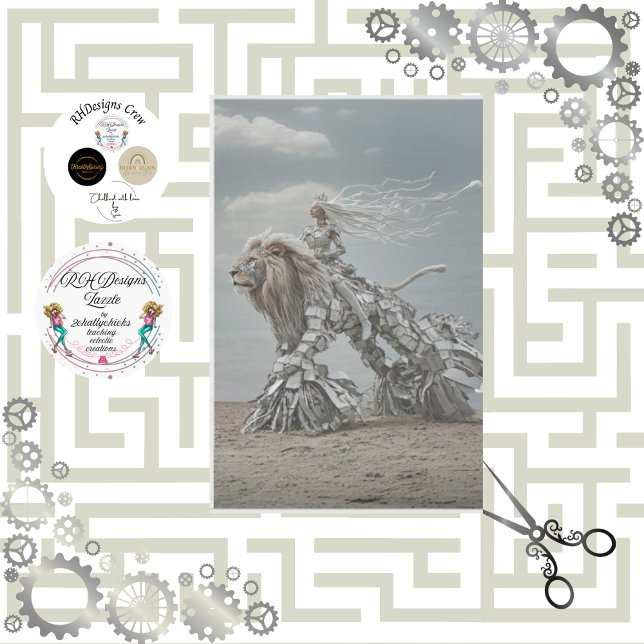 Papel De Seda Paisagem da Lioneira Steampunk (Criador carregado)