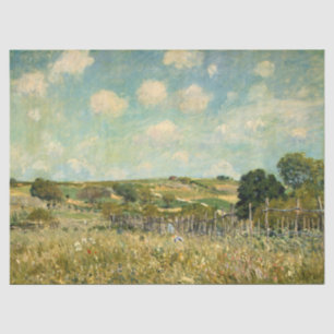 Papel De Seda Paisagem de campo (por Alfred Sisley)