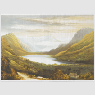 Papel De Seda Paisagem do Lago