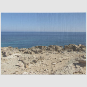 Papel De Seda Paisagem Mediterrânica das Ilhas Gregas