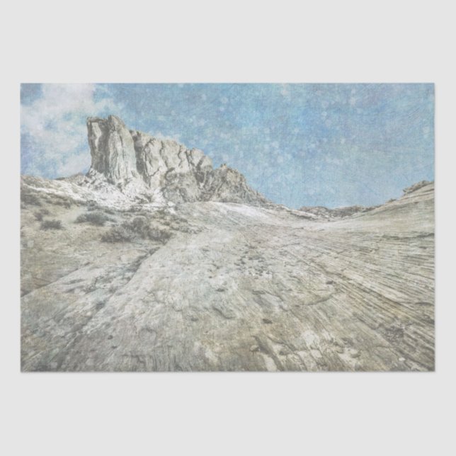 Papel De Seda Paisagem Ocidental (Frente )