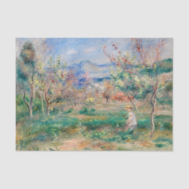 Papel De Seda Paisagem, Renoir (Frente )