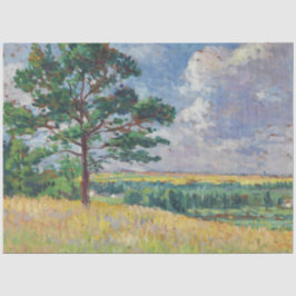 Papel De Seda Paisagem rural em Méréville, França (Arte)