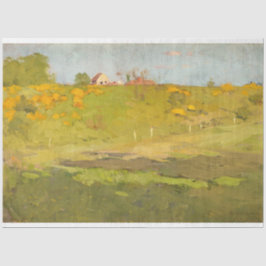 Papel De Seda Paisagem rural francesa (por Georg Pauli)