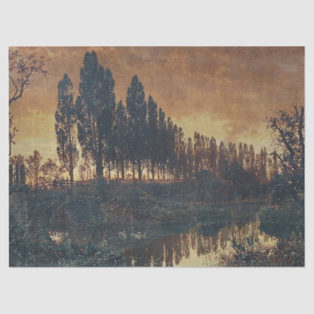 Papel De Seda Paisagem rural na Baviera (Alemanha) (Frente )