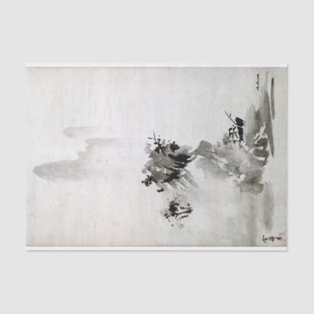 Papel De Seda Paisagem Sesshu Toyo Haboku-Sansui (Frente )
