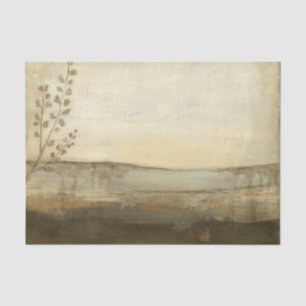 Papel De Seda Paisagem solar moderna - Pintura a óleo