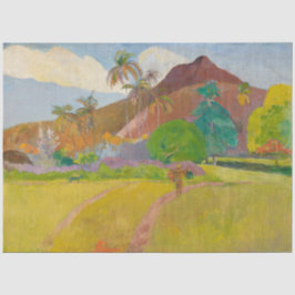 Papel De Seda Paisagem taitiana (por Paul Gaugin)