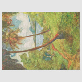 Papel De Seda Paisagem tropical em Martinica (Charles Laval)