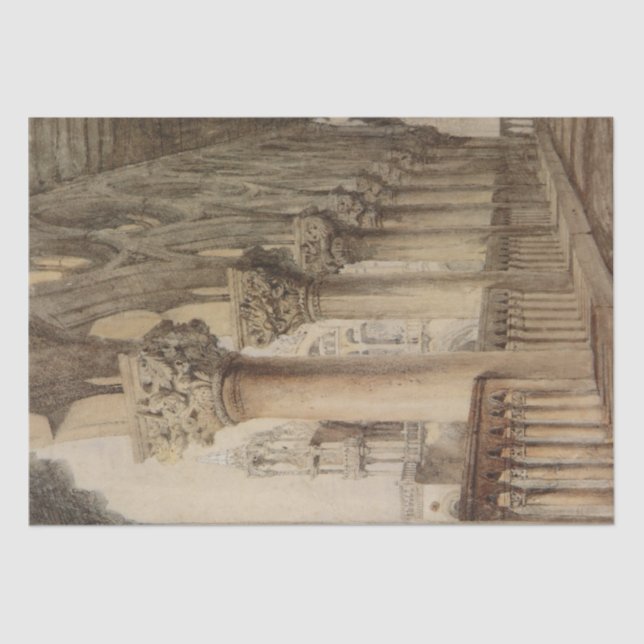 Papel De Seda Palácio Ducal (por John Ruskin) (Frente )