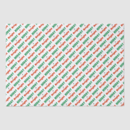 Papel De Seda Palavras Alegres e Brilhantes Festivas Férias Nata