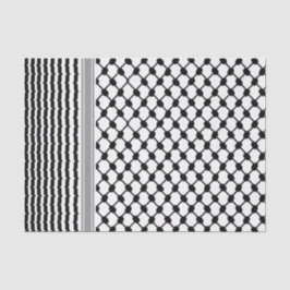 Papel De Seda Palestino Hatta Keffiyeh Kufiya Folk (2 Padrão)