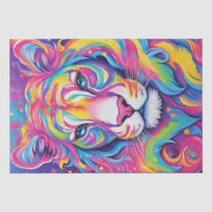 Papel De Seda Paleta de Tiger: Decoupage de Tigre Colorida,