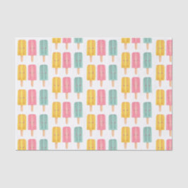 Papel De Seda Palitos de Sorvete de Verão