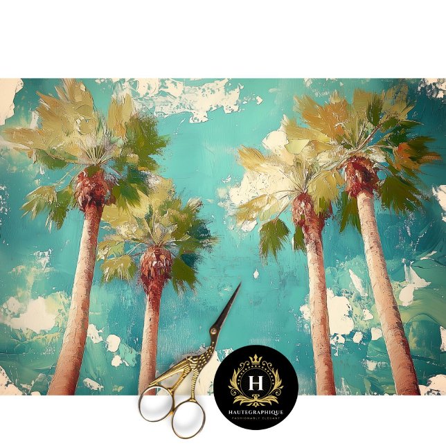 Papel De Seda Palm Trees Los Angeles California Decoupage (Criador carregado)