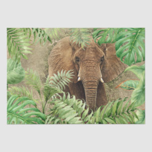 Papel De Seda Palma Tropical de Elefante
