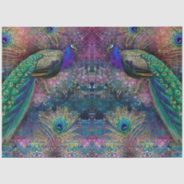 Papel De Seda Pancadas Elegantes Penas Cor-de-Rosa Cintilantes