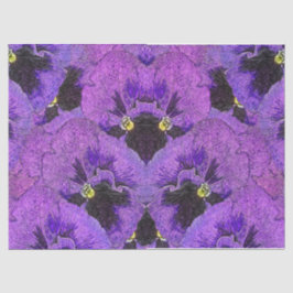 Papel De Seda Pancas roxas, pintura por abstrato, arte floral