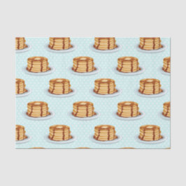 Papel De Seda Panquecas com Xarope de Maple e Padrão Polkadot