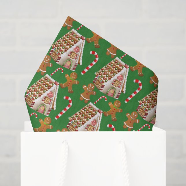 Papel De Seda Pão de pão de Natal (Sacola de presentes)