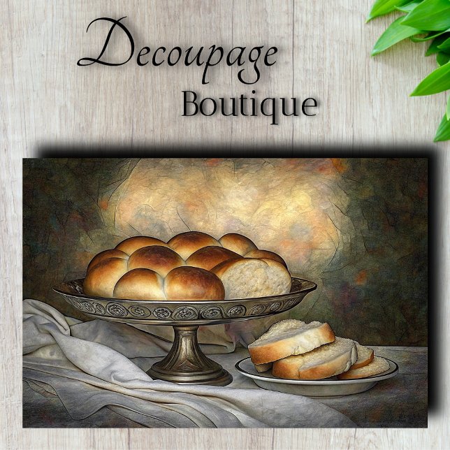 Papel De Seda Pão Diário Decoupage (Daily Bread Decoupage Tissue Paper)
