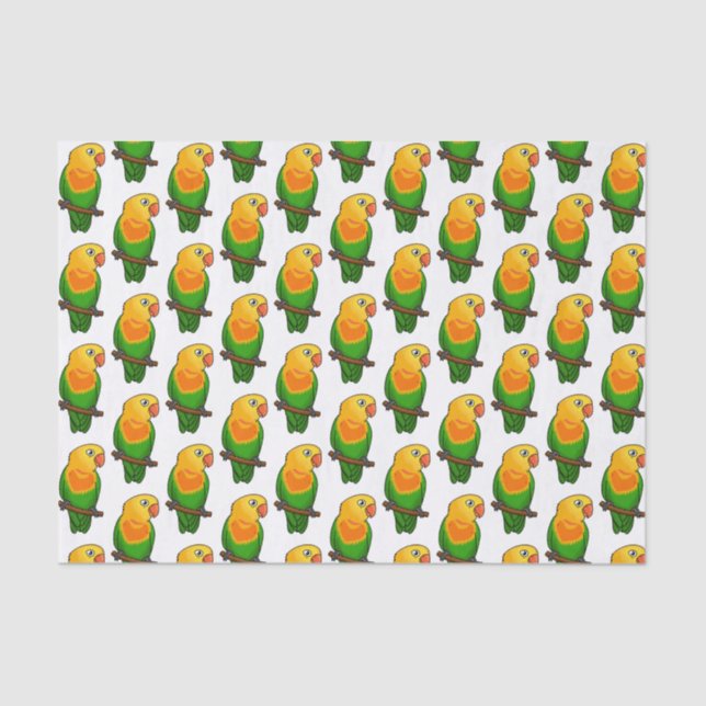 Papel De Seda Papagaio-de-desenho (Frente )