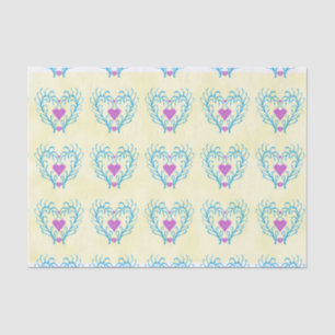 Papel De Seda Papagaio-papa amarelo e azul sueco