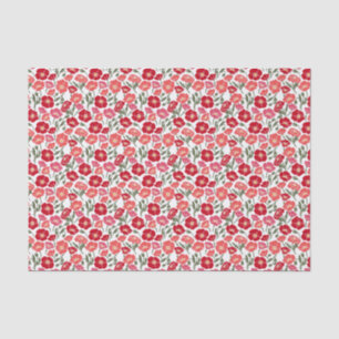 Papel De Seda Papagaios vermelhos