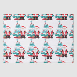 Papel De Seda Papai Noel