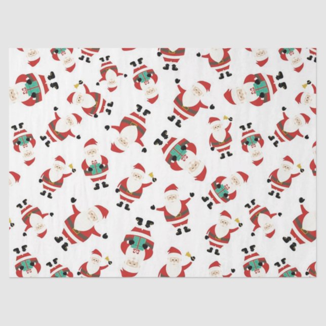 Papel De Seda Papai Noel (Frente )