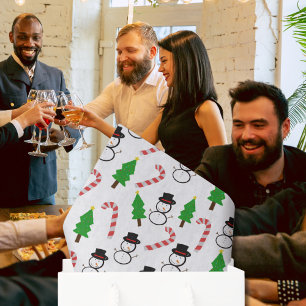 Papel De Seda Papai Noel Cane de Açúcar Árvore de Natal
