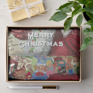 Papel De Seda Papai Noel Clássico - Verificando Duplamente Arte