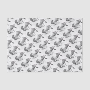 Papel De Seda Papai noel e Cavalo-1