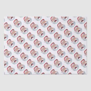 Papel De Seda Papai Noel Mal-Humorado