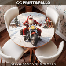 Papai Noel sai de férias depois da corrida de Nata