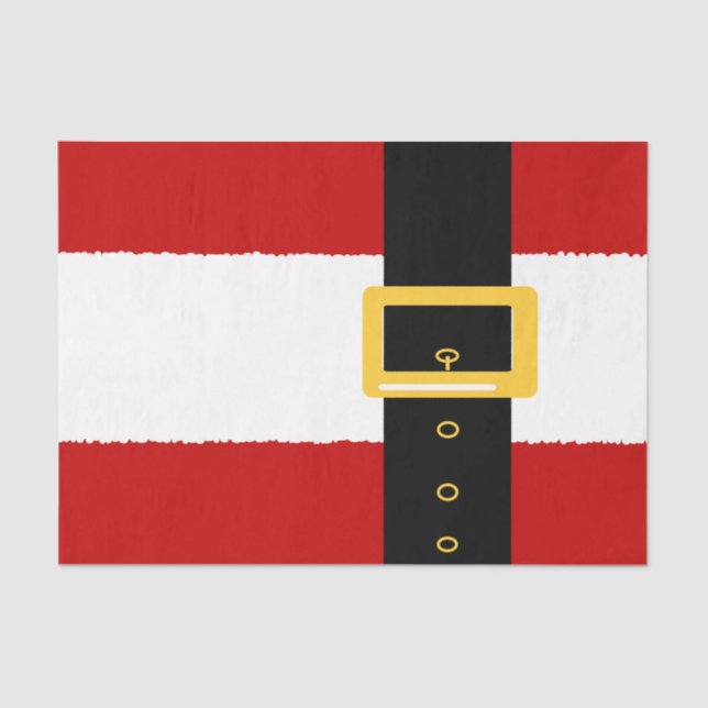 Papel De Seda Papais noeis Acessam a dissociação de Natal (Frente )