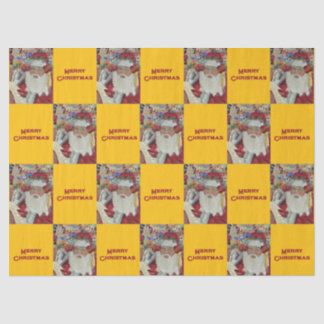 Papel De Seda Papais noeis Clássicos - Verificando o feriado dua